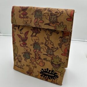 Nickelodeon Cartoon Character Brown Lunch Bag